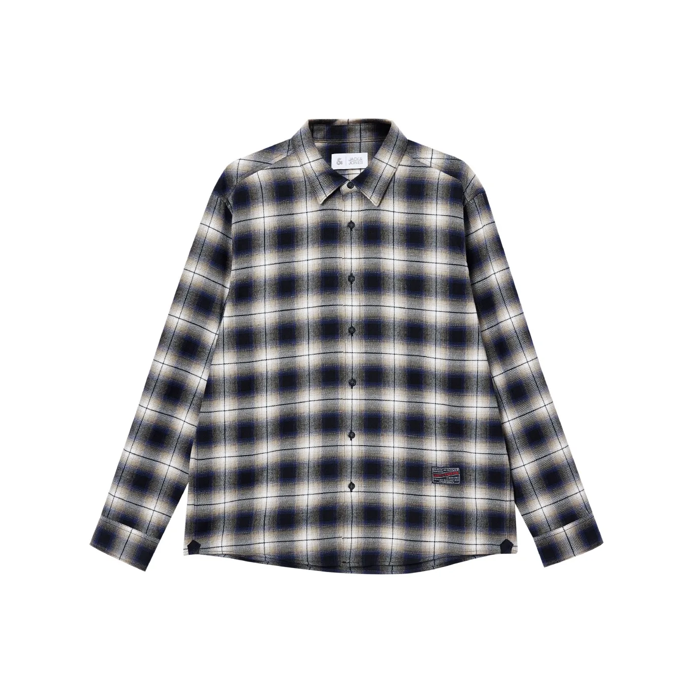 JACK JONES Винтажный синий E40 Мужская рубашка