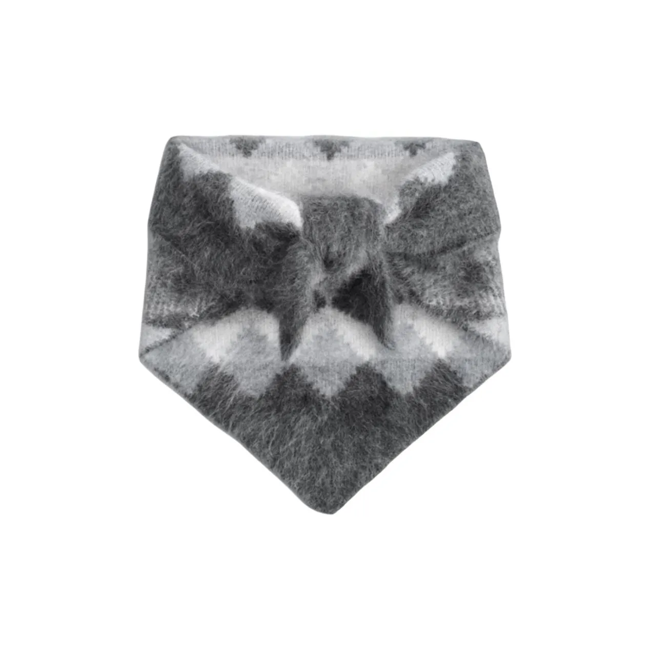 COS Кашемир Вязаные Шарфы Женские Угольный Черный Серый