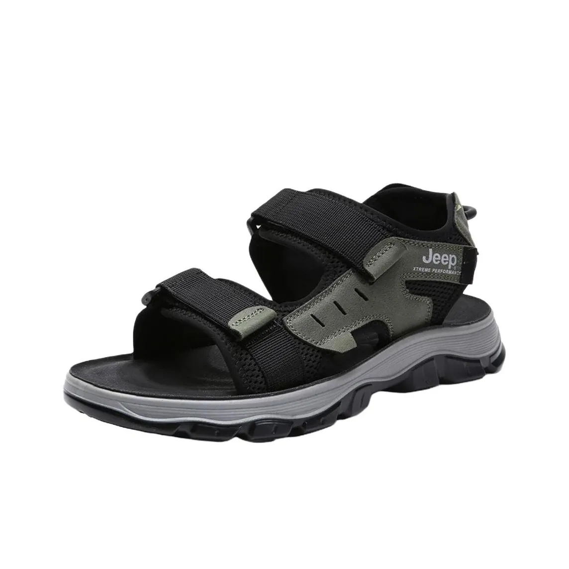 JEEP Пляжные сандалии Мужские Армейский зеленый