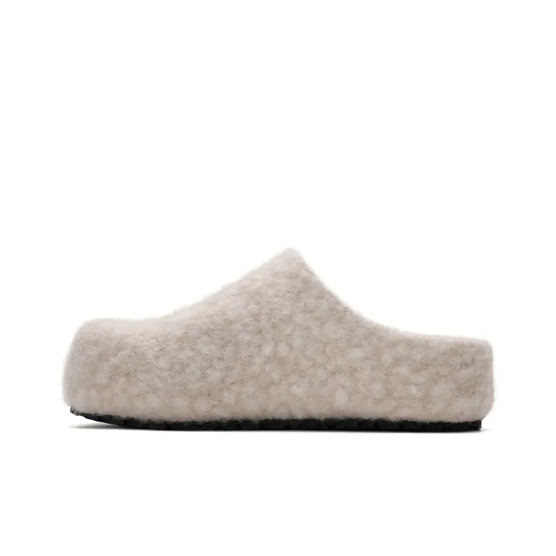 Mule Donkey Обувь Birkenstock Женские Кремовый Торт Серый