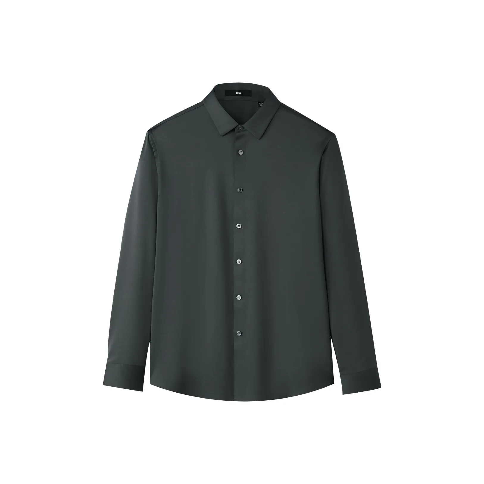 HLA Темно-серый Q0 Мужские Рубашки