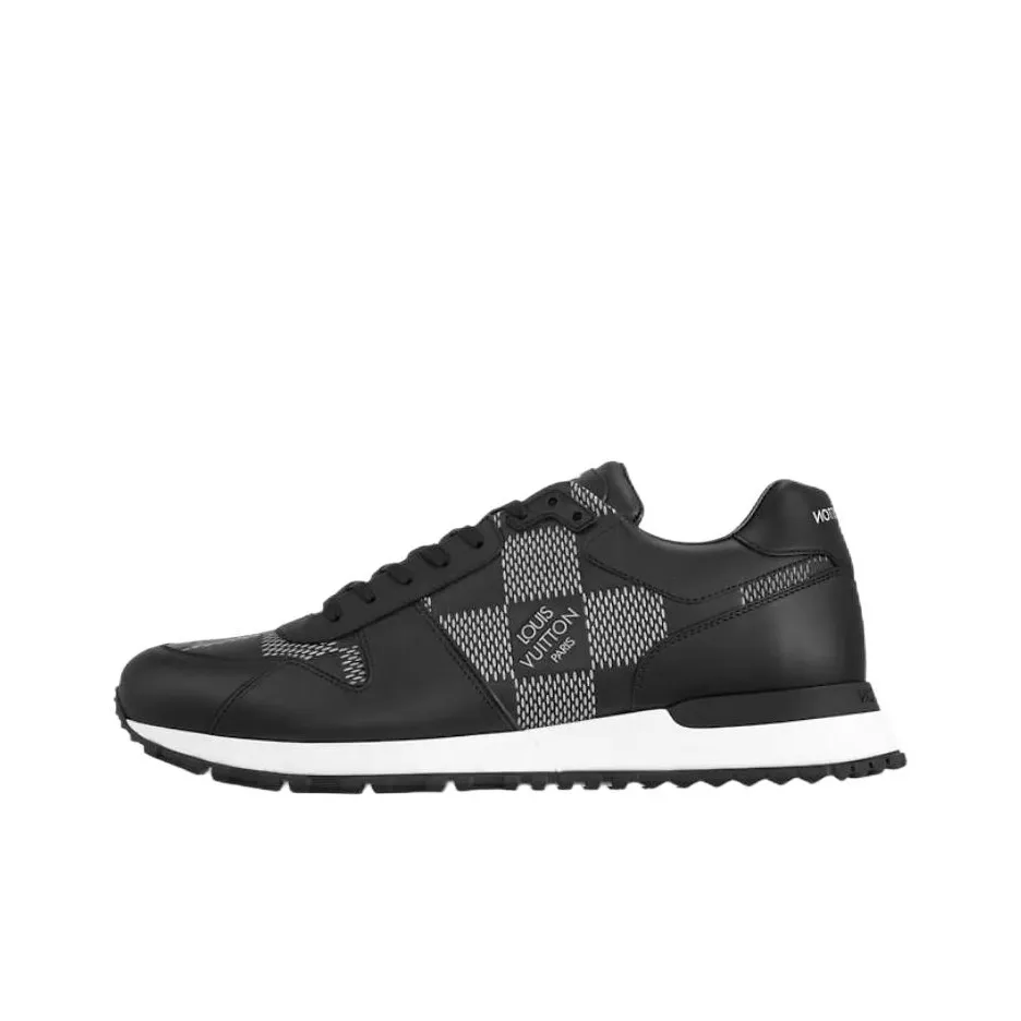 LOUIS VUITTON Run Away Casual Shoes Men Low-Top Black