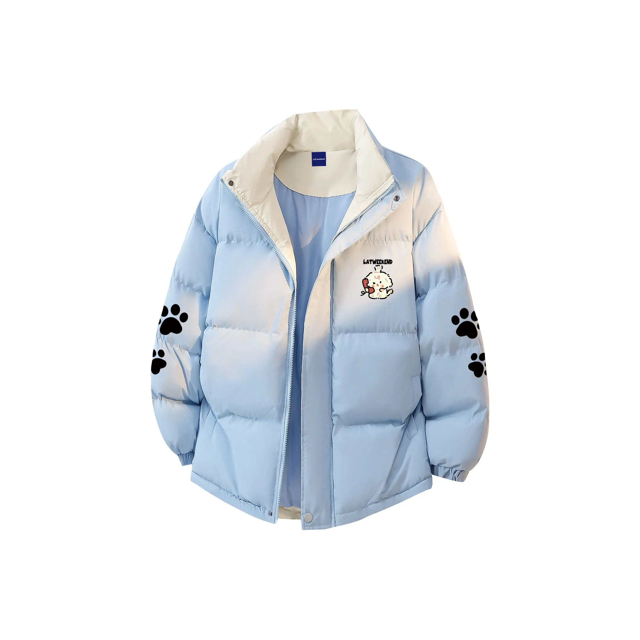 LA'T.WEEKEND Хлопковый пуховик унисекс