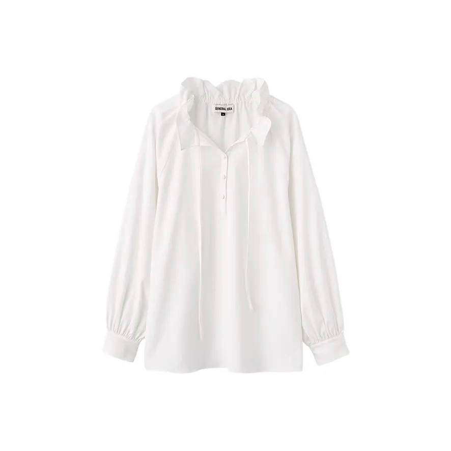 GENERAL IDEA BY BUMSUK Длинный рукав рубашка женский