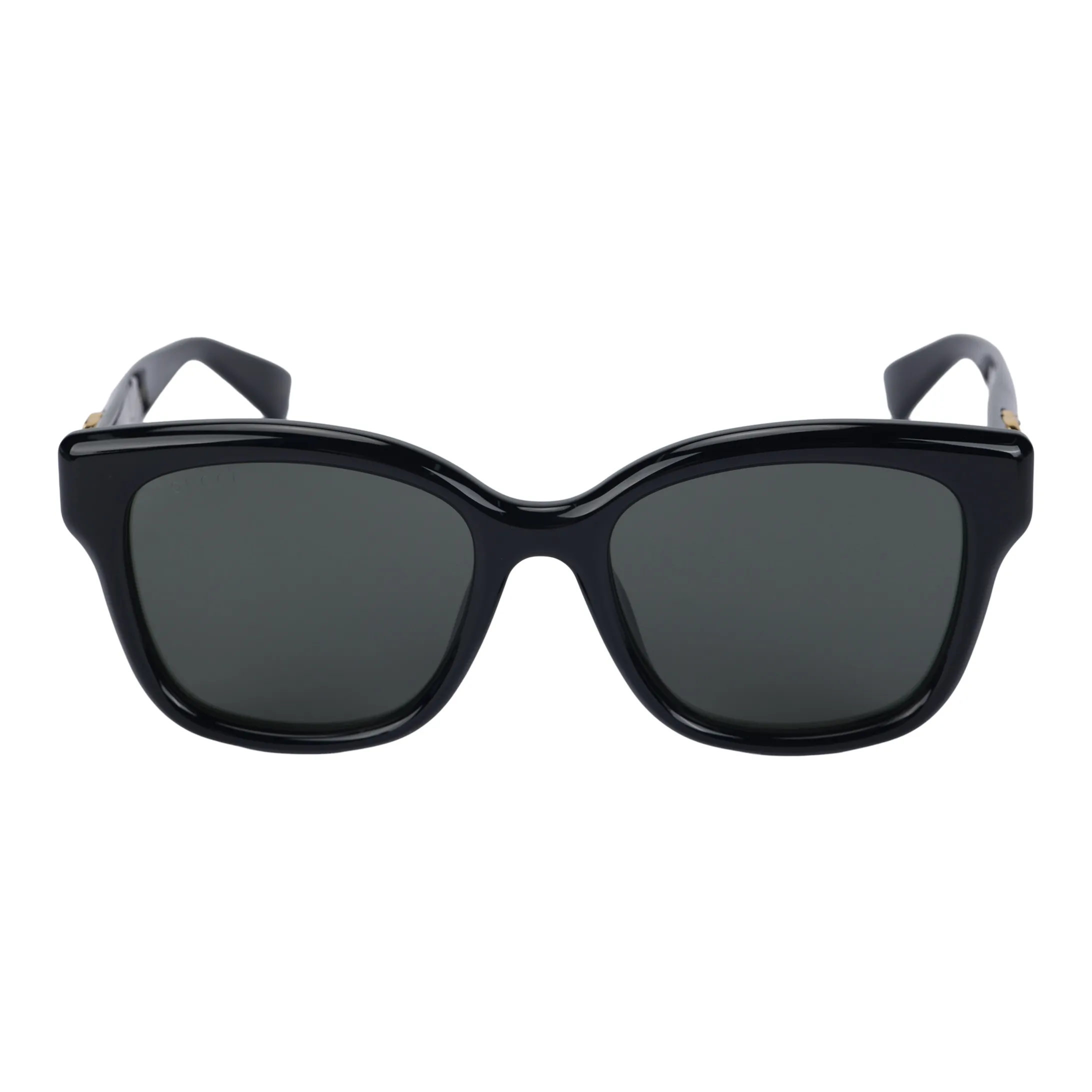 GUCCI Ацетат Квадратные Солнцезащитные Очки Женские Черные