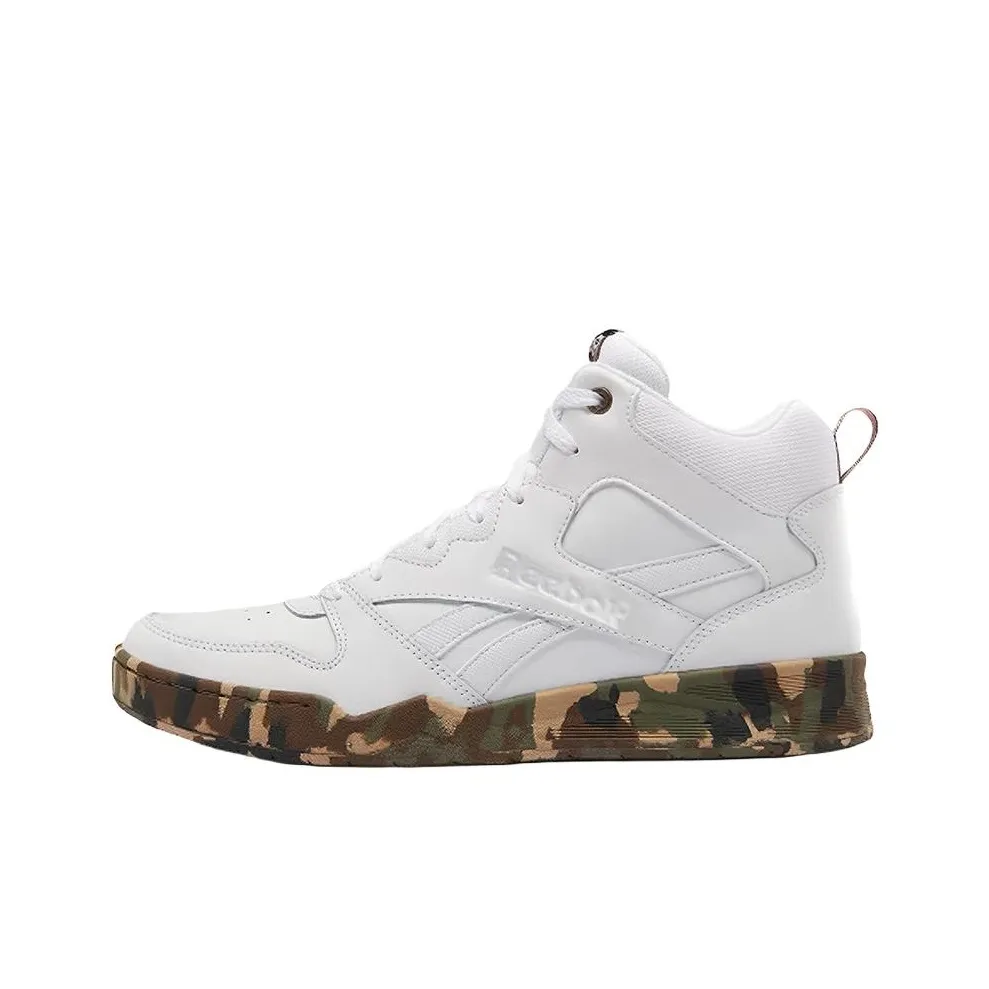 Reebok совместный бренд Амортизация Устойчивость к истиранию Дышащие Высокие Кроссовки для скейтбординга Мужские Белые