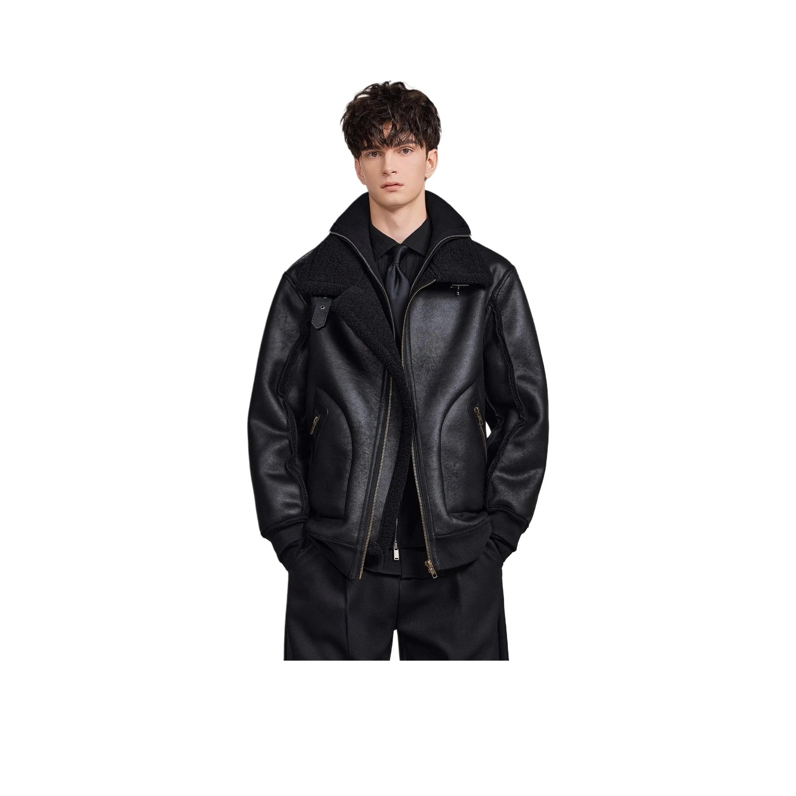 WILD LEADER Vedri кожа куртка мужская