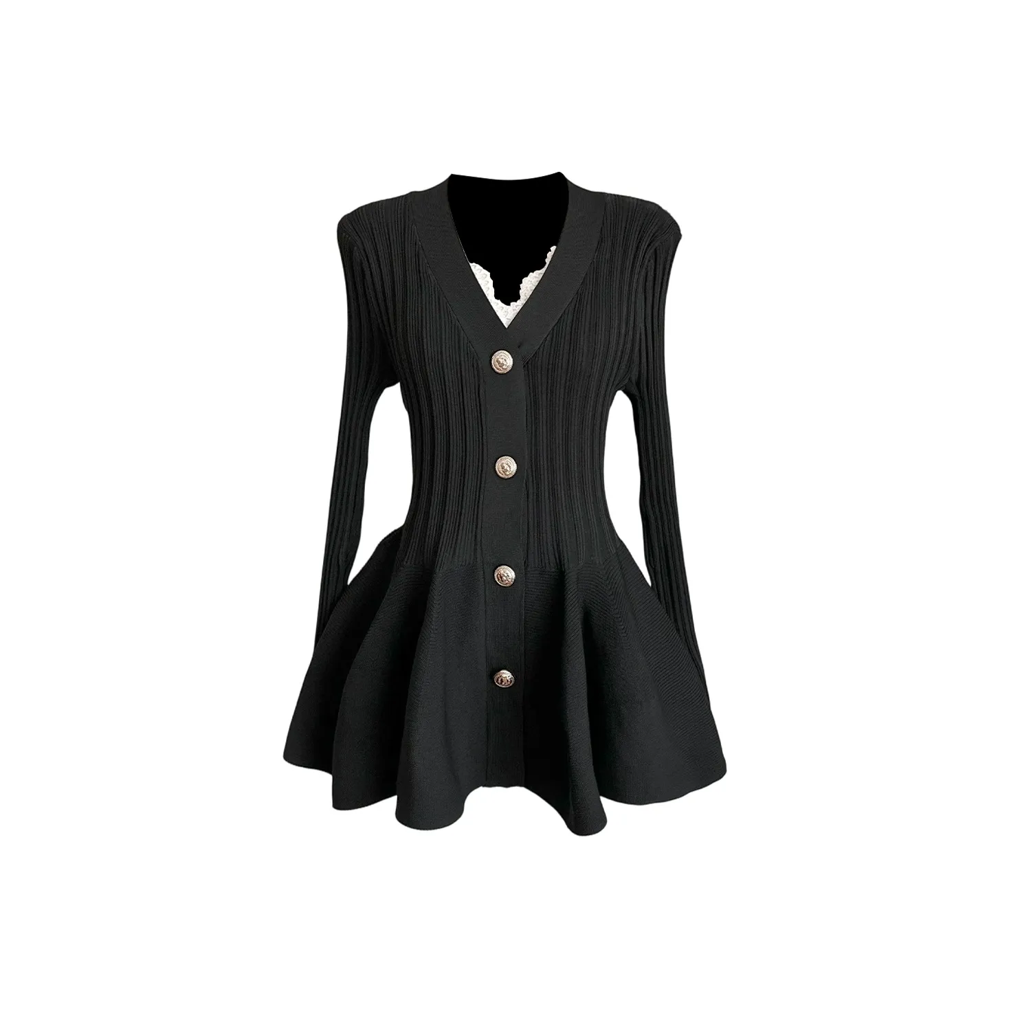 COVER TIME Длинное платье с длинными рукавами женское