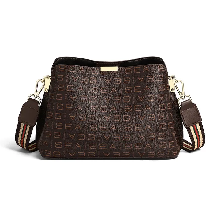 Younger Song PVC Сумка через плечо Стандартная Женская Кофейная