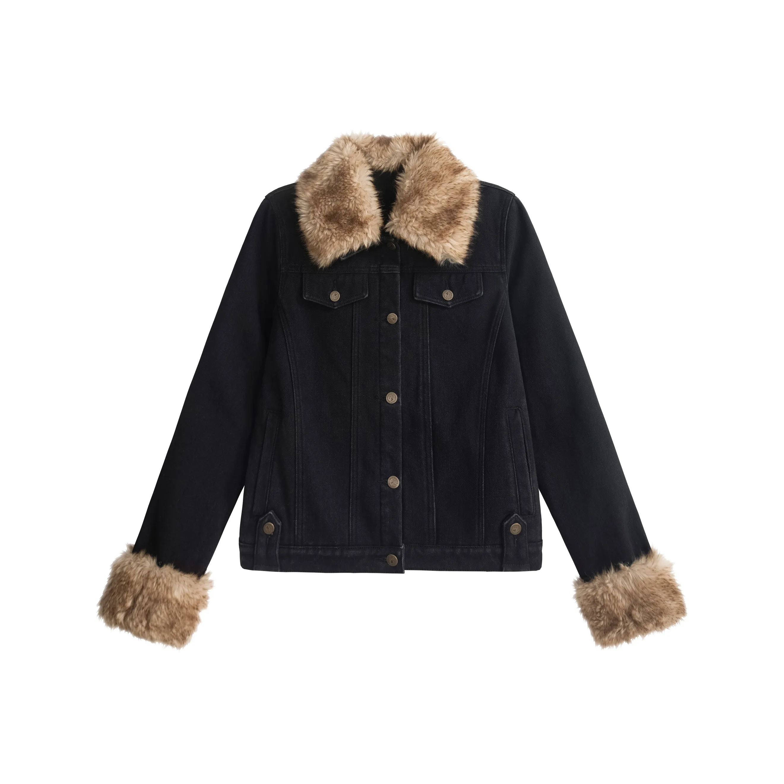 UNIFREE Denim Jacket Women's Black