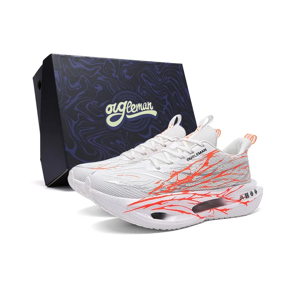 OUGLEMEN Амортизация Покрытие Поддержка Устойчивость к истиранию Легкий Дышащий Противоскользящий Низкий Топ