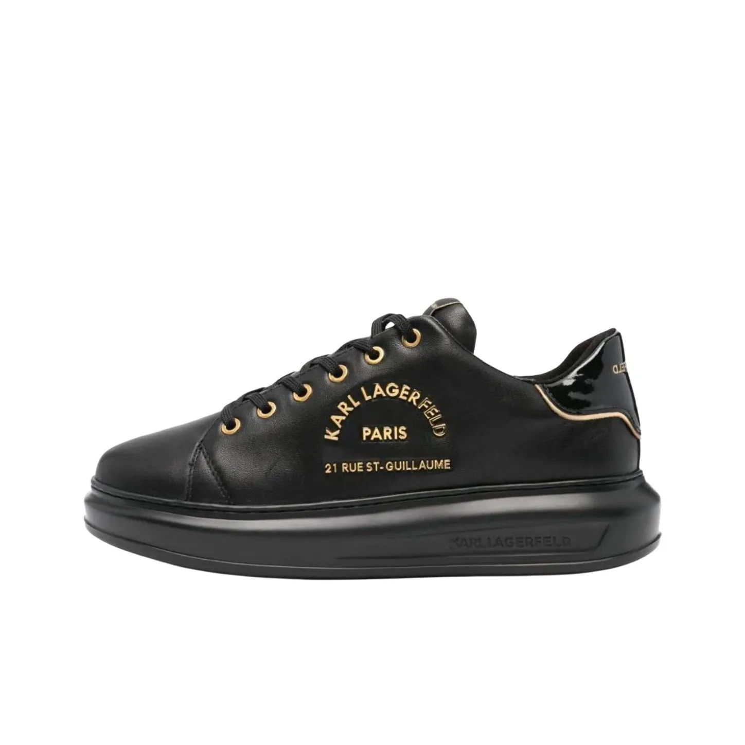 KARL LAGERFELD / Karl Lagerfeld Jeans Skateboard Shoes Men Low Top Black