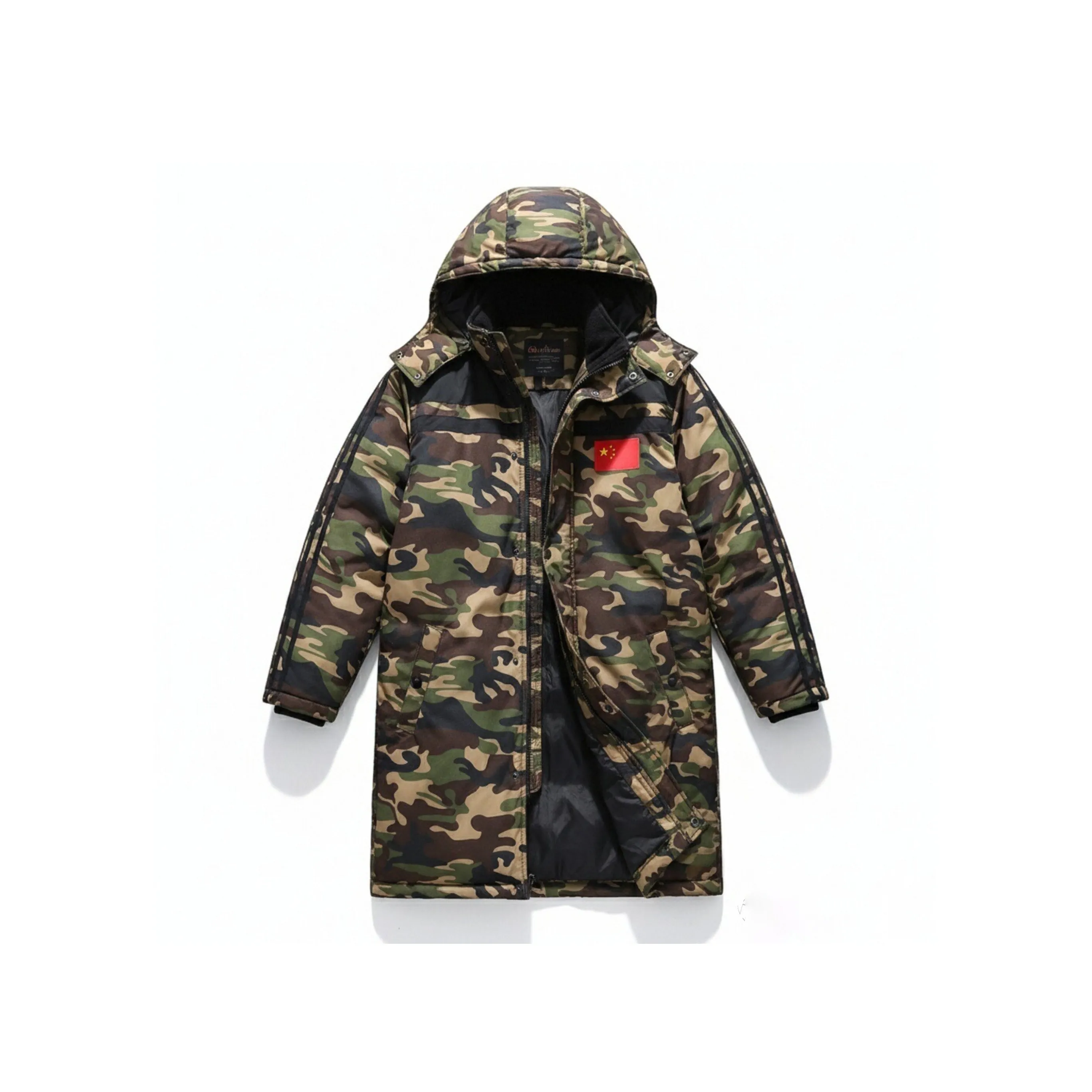 F·dragon Армейский зеленый Унисекс Пуховики