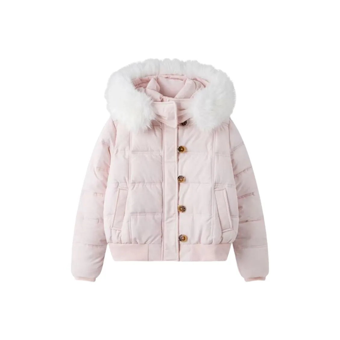 JOSR Розовый Женский пуховик