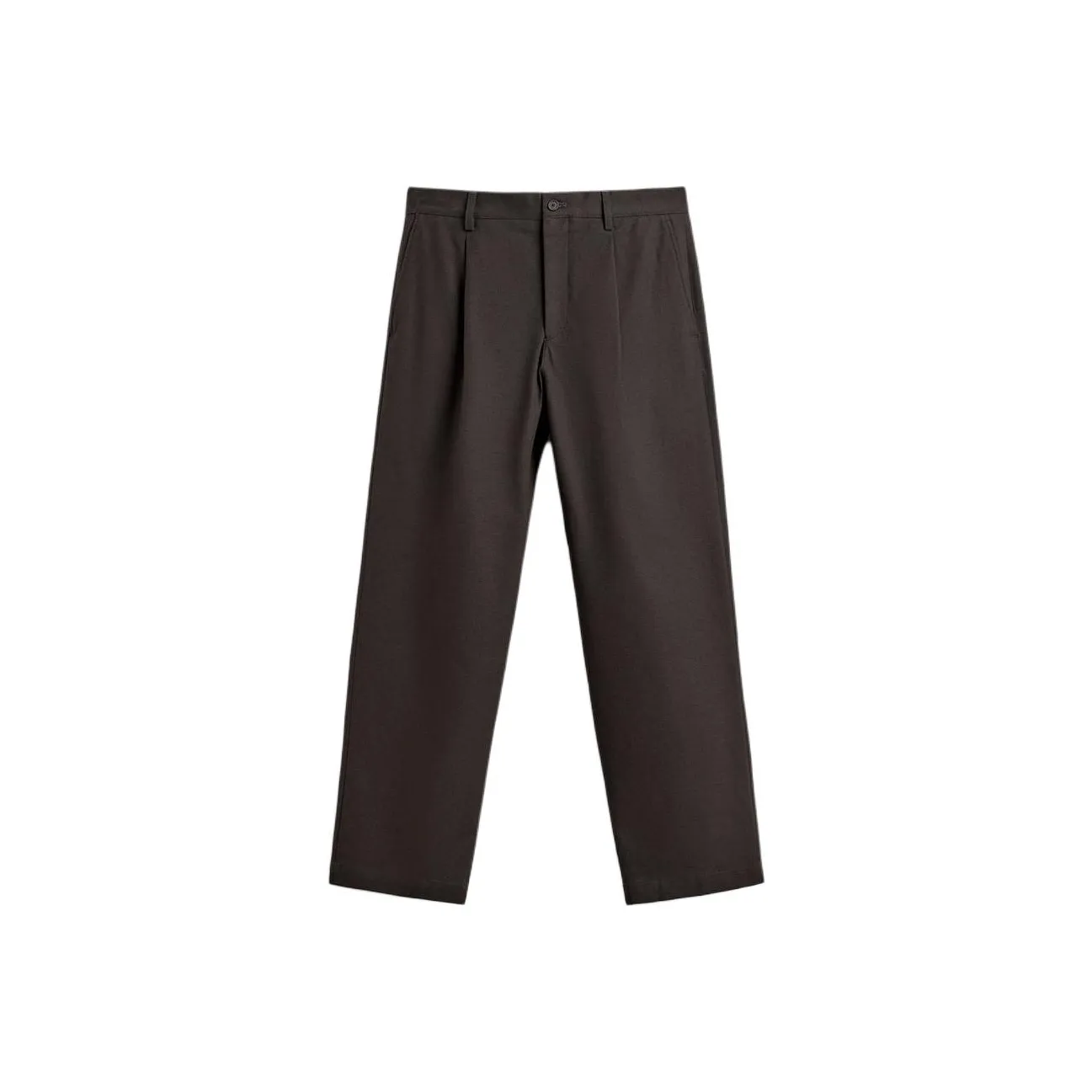 ZARA Темно-коричневые Мужские Повседневные Штаны