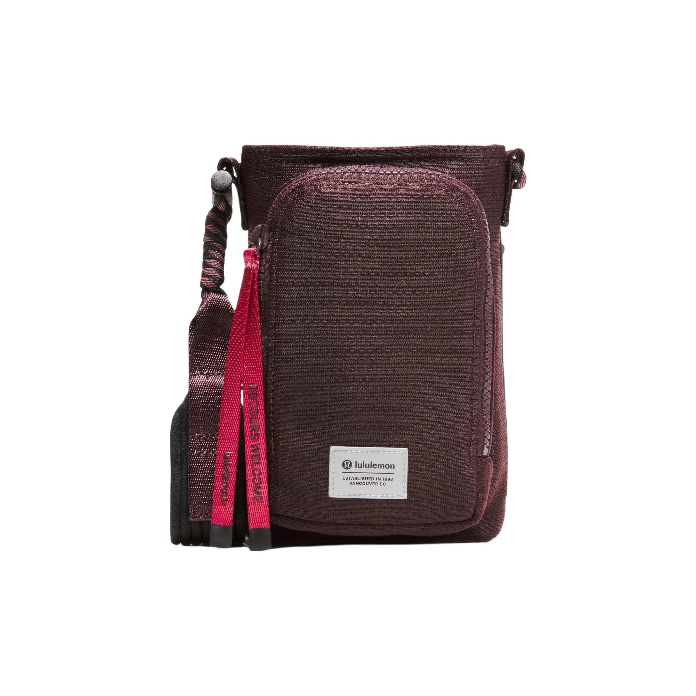 lululemon Дизайн Сумка через плечо Унисекс Plum Темно-фиолетовый Черный Малиновый Розовый