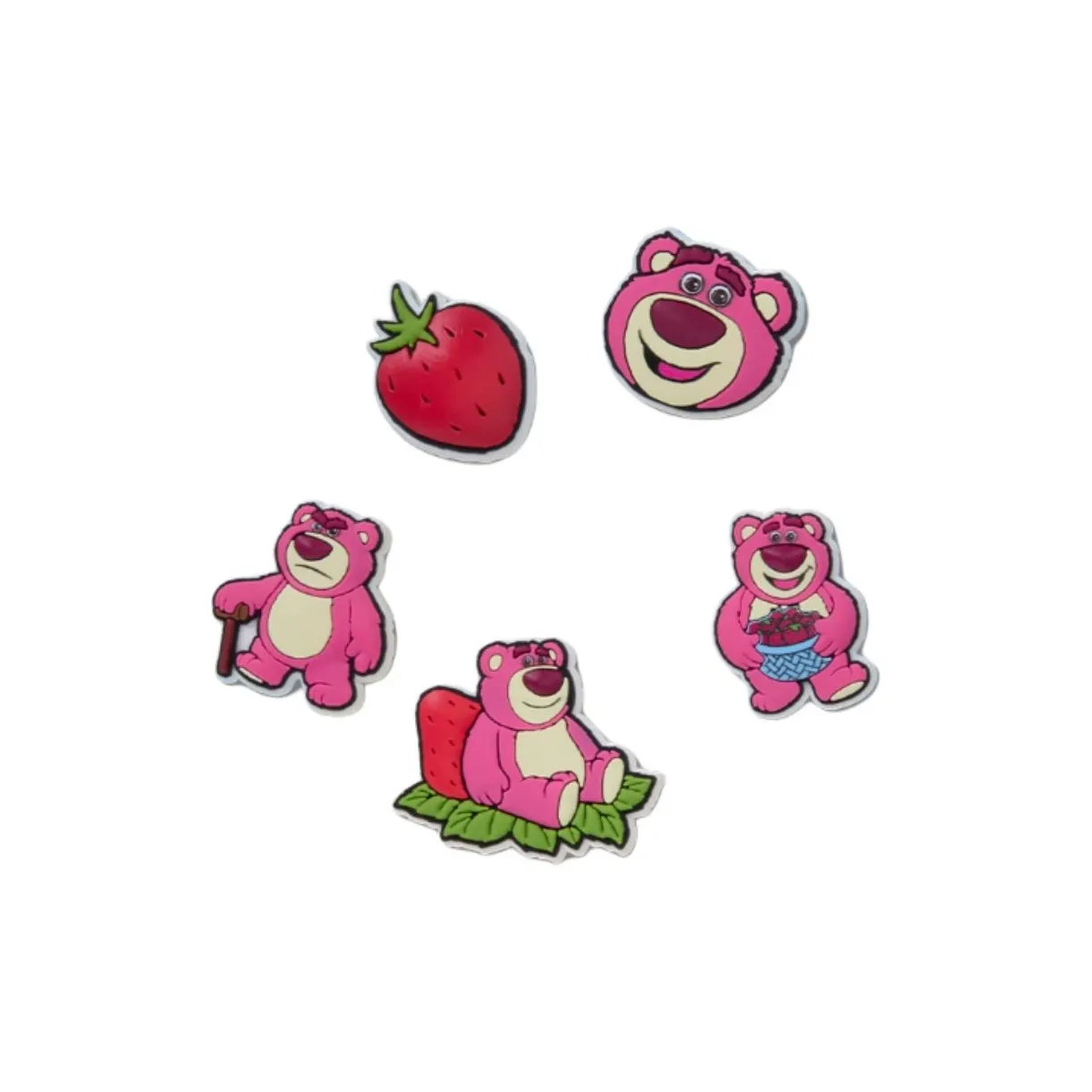 Crocs Пластиковая Обувь Пряжка Унисекс Розовый Красный