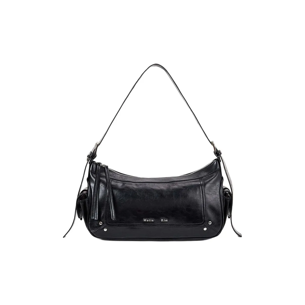 MATIN KIM Сумка через плечо из синтетической кожи женская черная