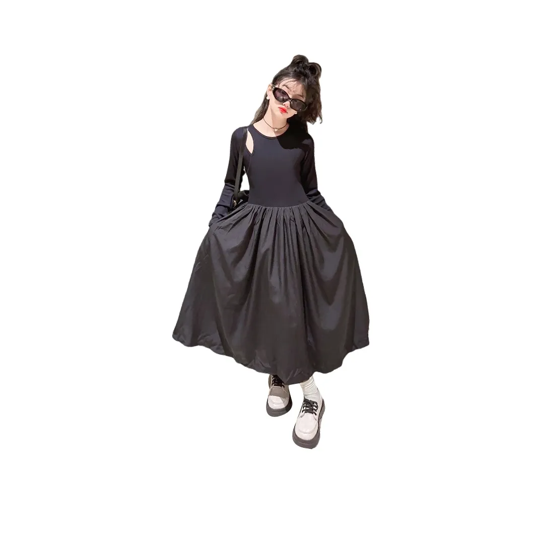 MADALLO Платье с вырезами Черное для девочек Платья