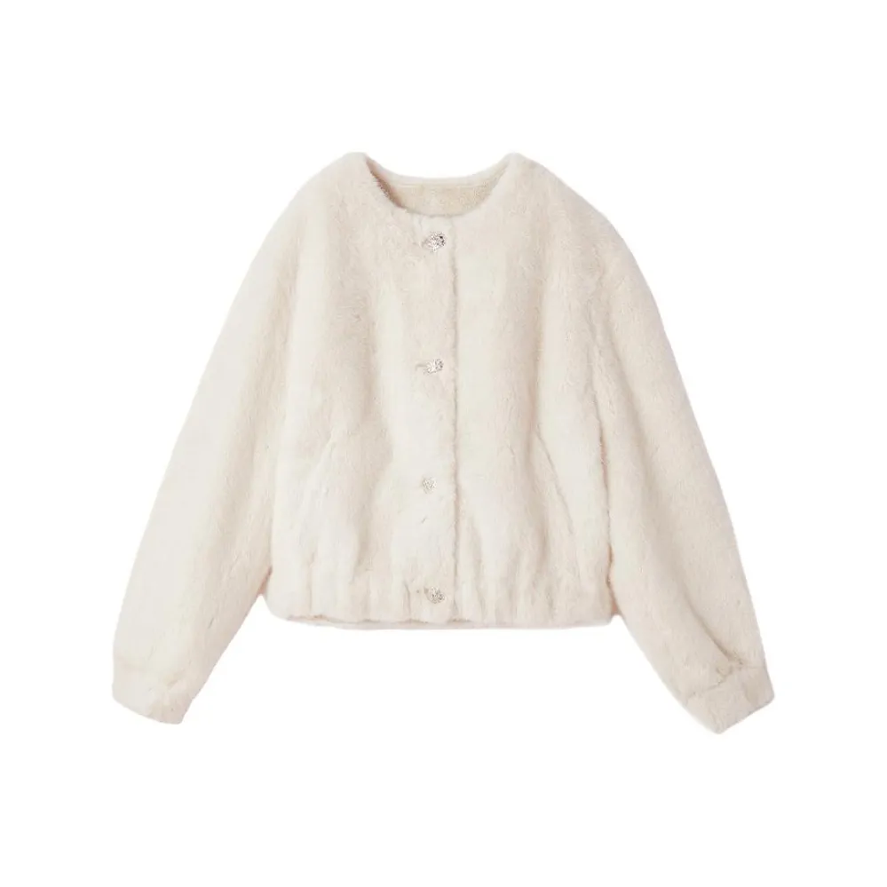 XIANGYING Белый Женские Меховые изделия