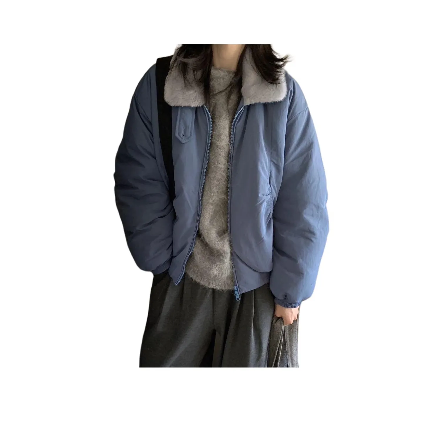 LANGQING Синий Женский пуховик