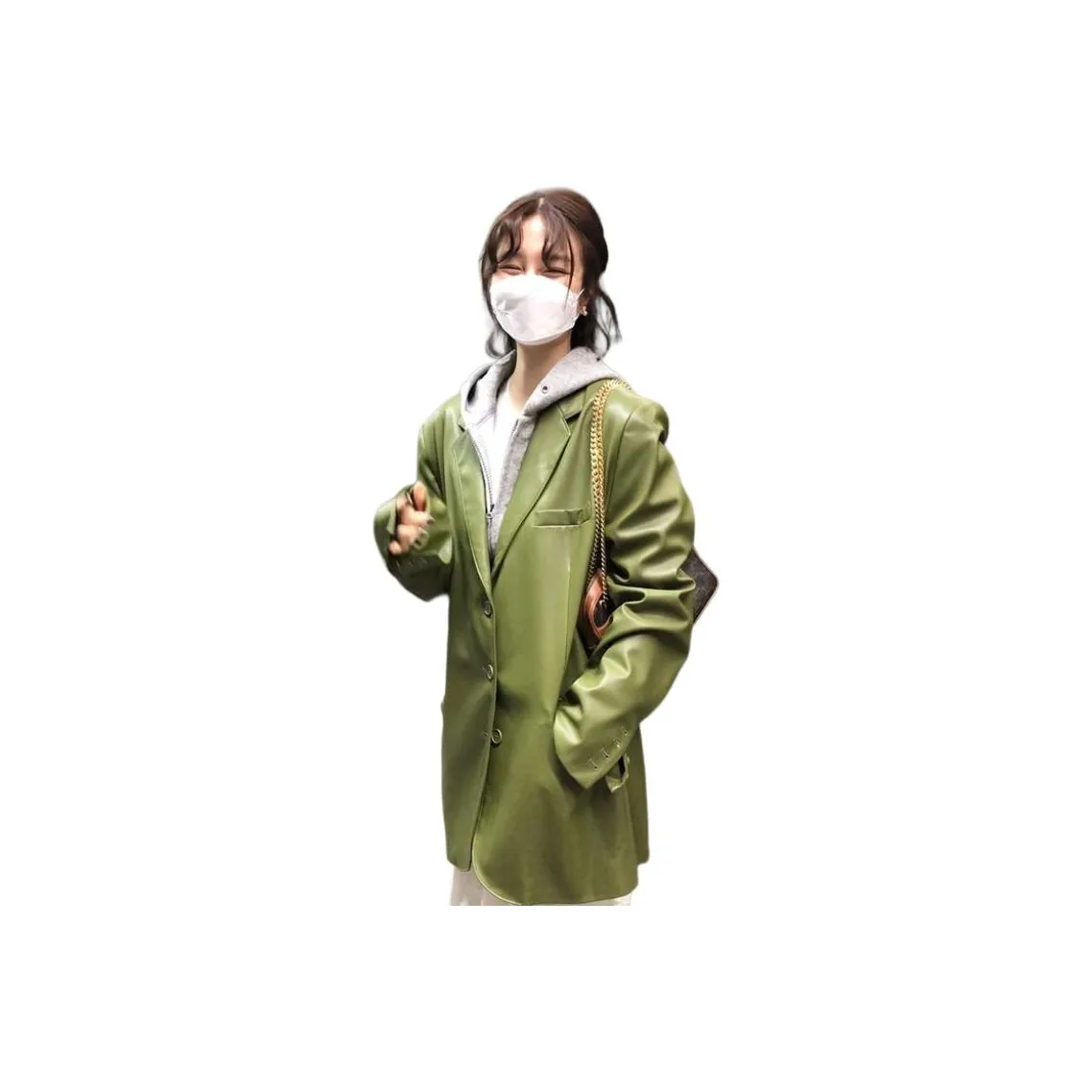 LADYXIEXIE Кожа Куртка Женская