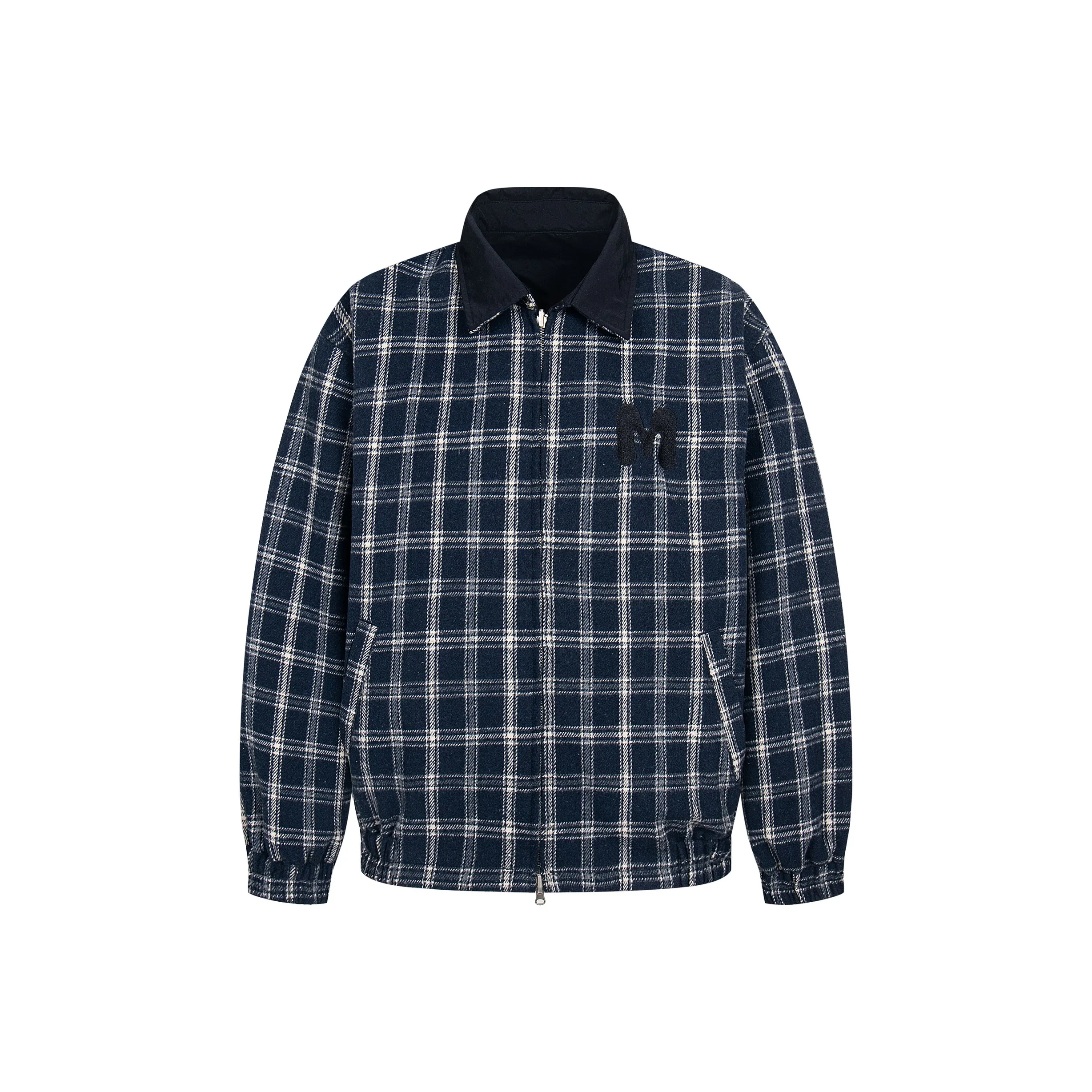 HIPHOPPUNKS Темно-синие мужские куртки