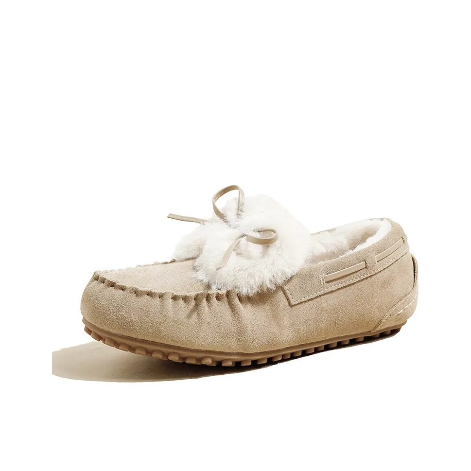 Ouumeis Лоферы с резиновым подошвой Женские