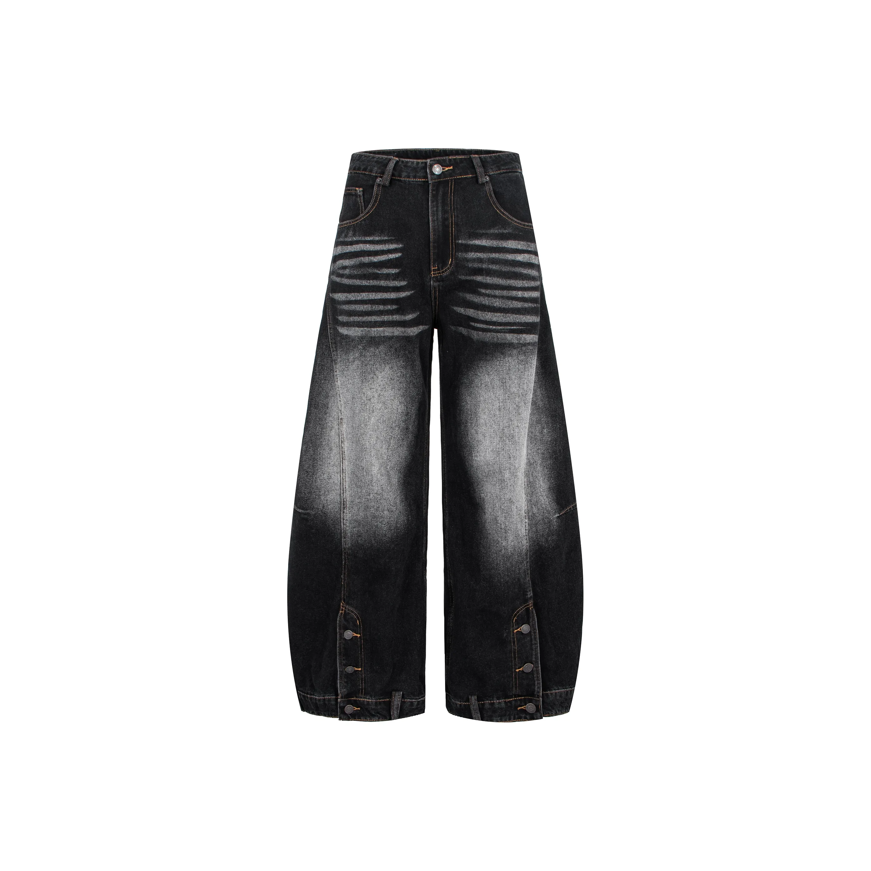 Captainbeer Черные Женские Джинсы