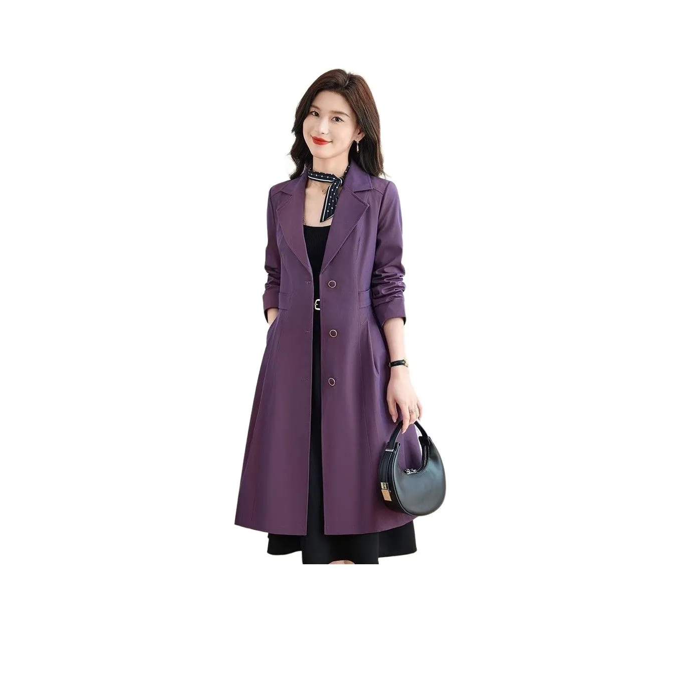 INCO VIBE Фиолетовое Женское Пальто