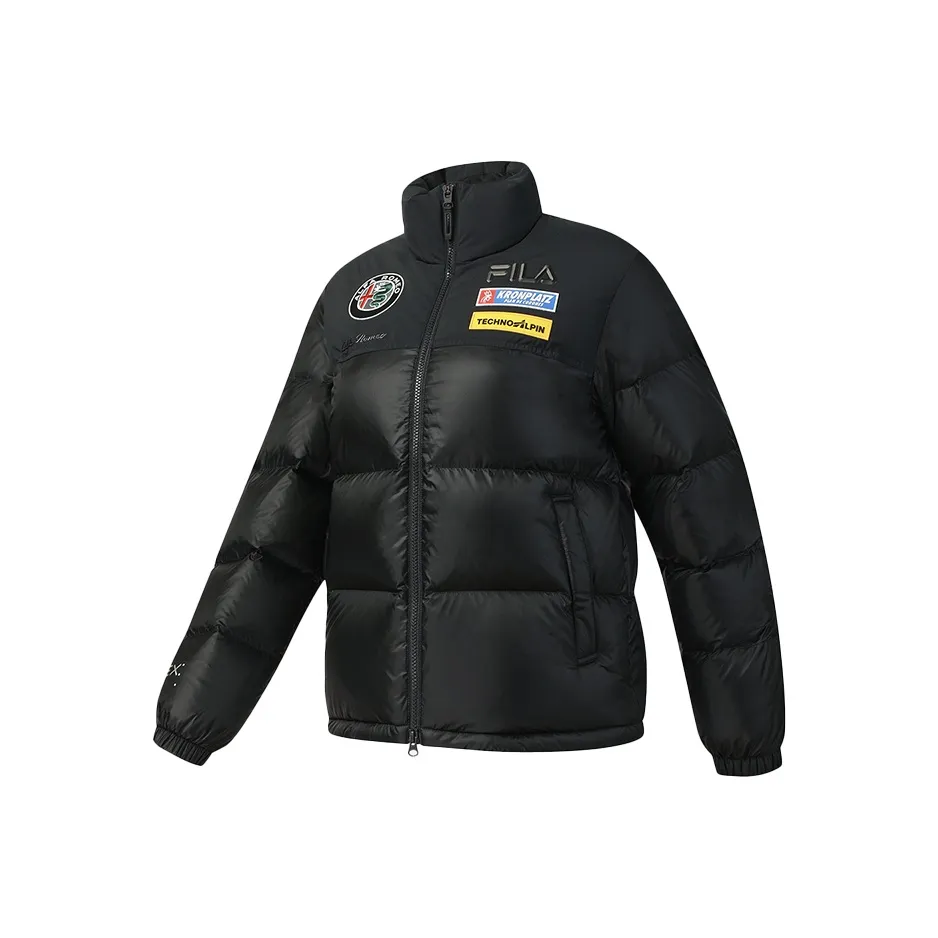 FILA SKI Пуховик Женские Темно-черный