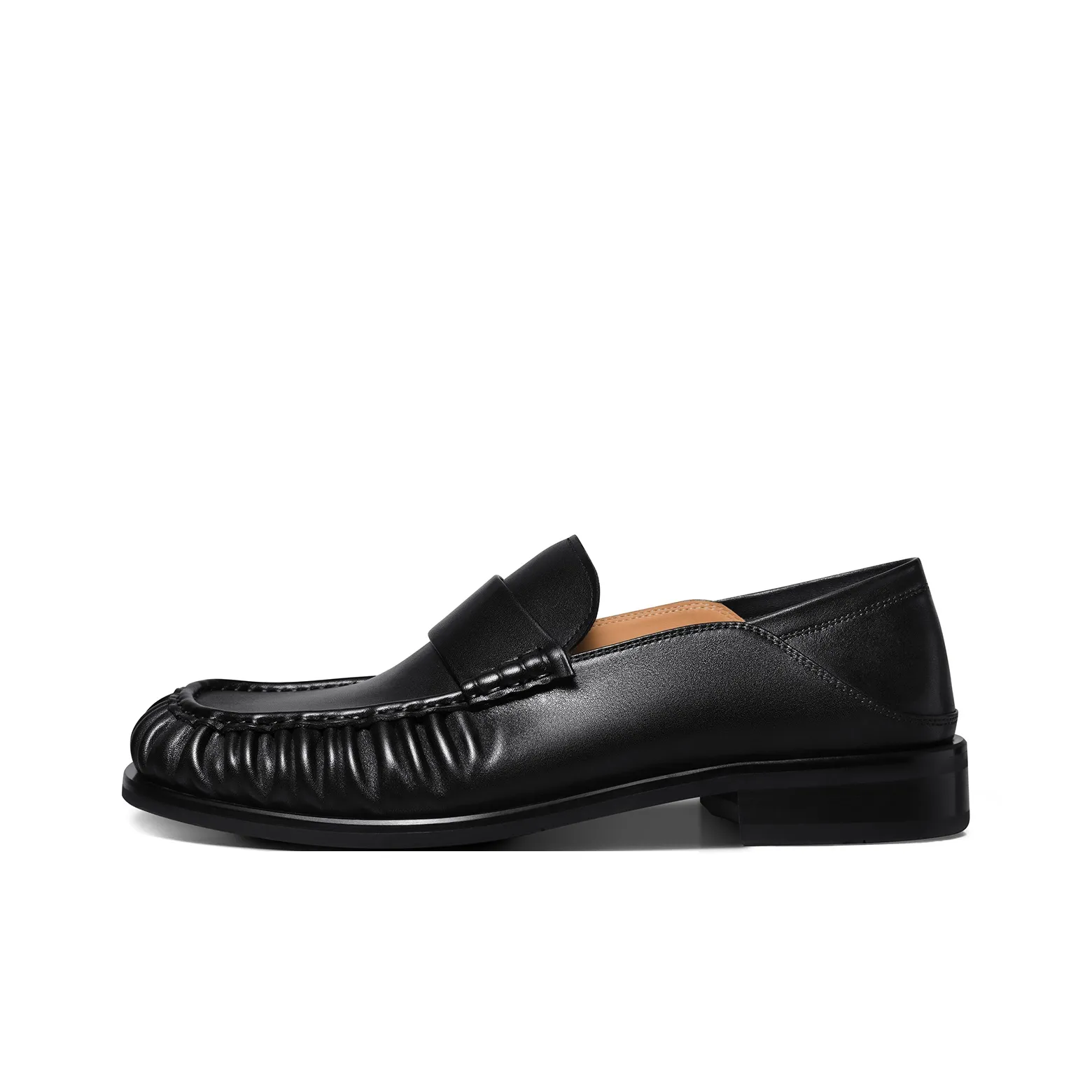 THOM WILLS Fashion Casual Slip-On Loafers Мужской Черный