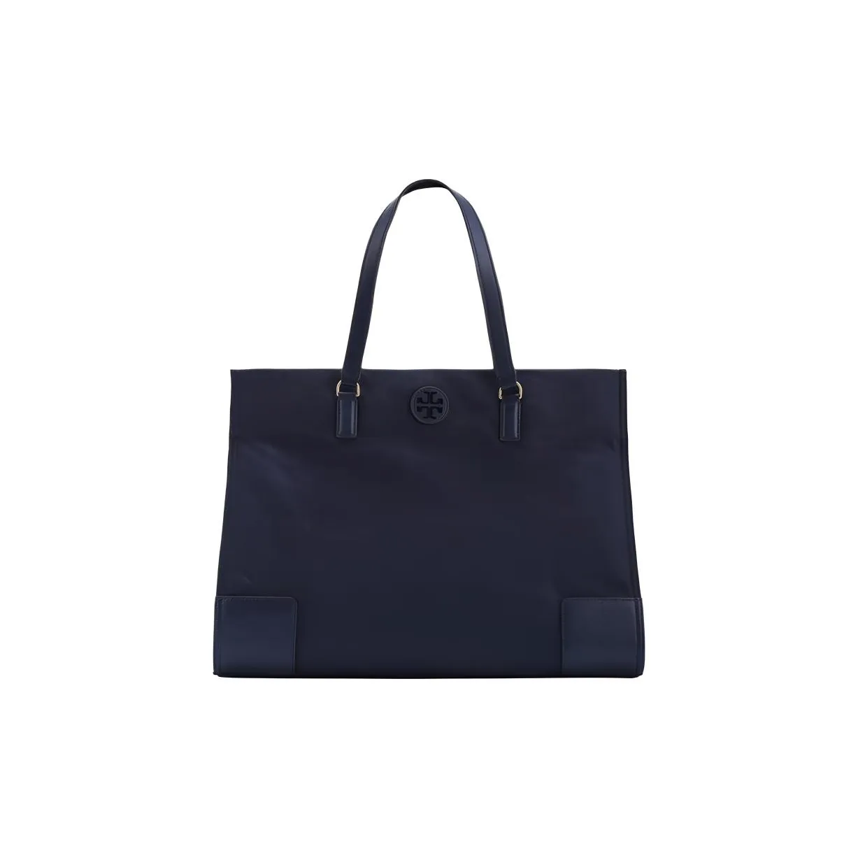 TORY BURCH Ella Коровья кожа Детали Тоут Сумка Сумка для покупок Сумка на плечо Сумка Женская Темно-морская синяя