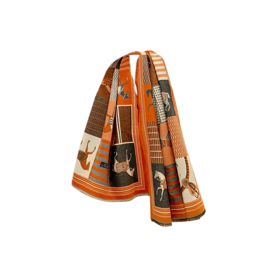 Maserati Artificial Cashmere Vintage British Style Fashion Trend OVERSIZED Wide Knit Scarf Unisex Мазерати Искусственный кашемир Винтаж Британский стиль Модный тренд OVERSIZED Широкий Вязаный шарф Унисекс