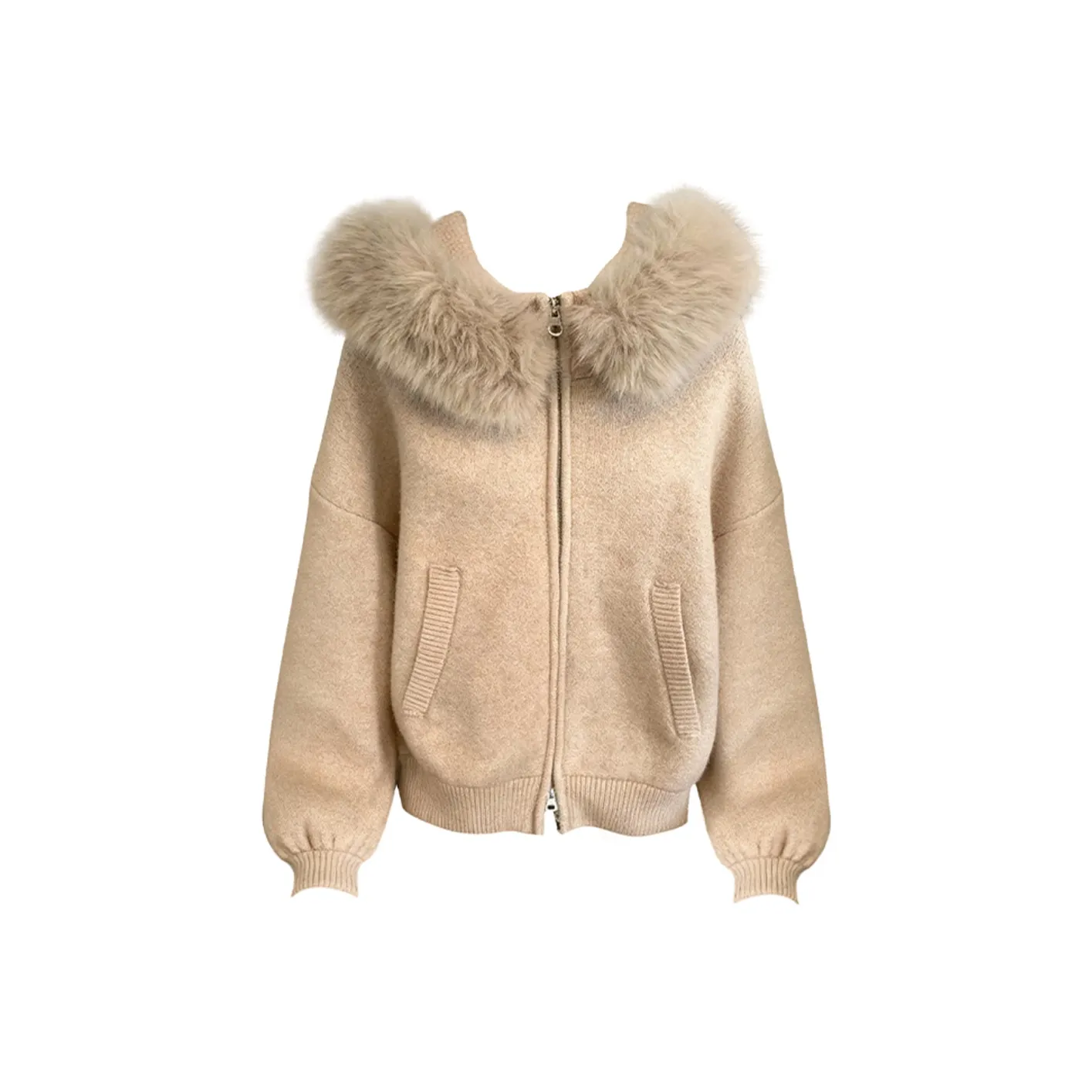 COVER TIME Кофейный Женский Свитшот