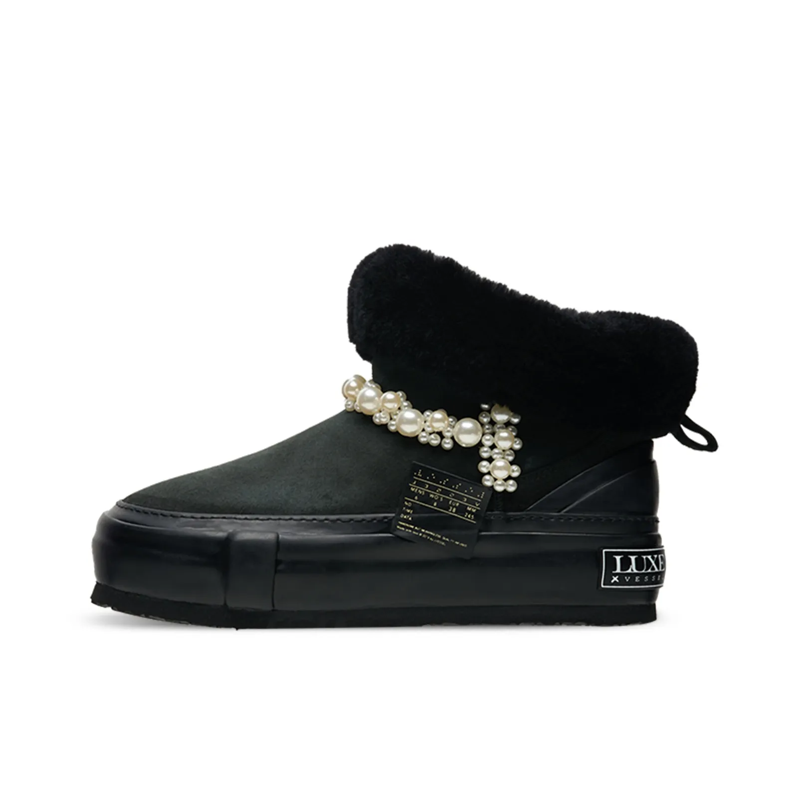 VESSEL Термостойкий Устойчивый к Износу Короткие Снежные Ботинки Унисекс Черные