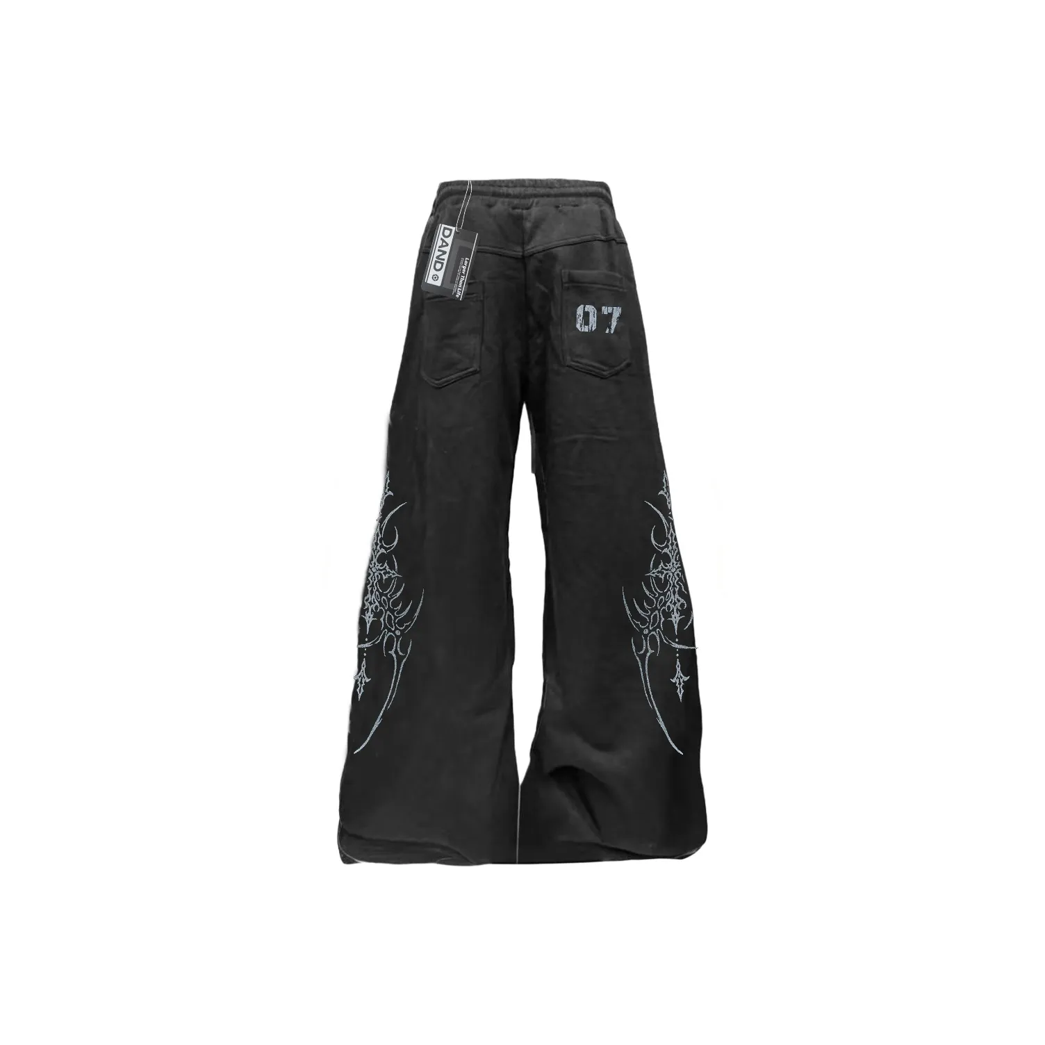 DAND Черные Унисекс Вязаные Спортивные Штаны