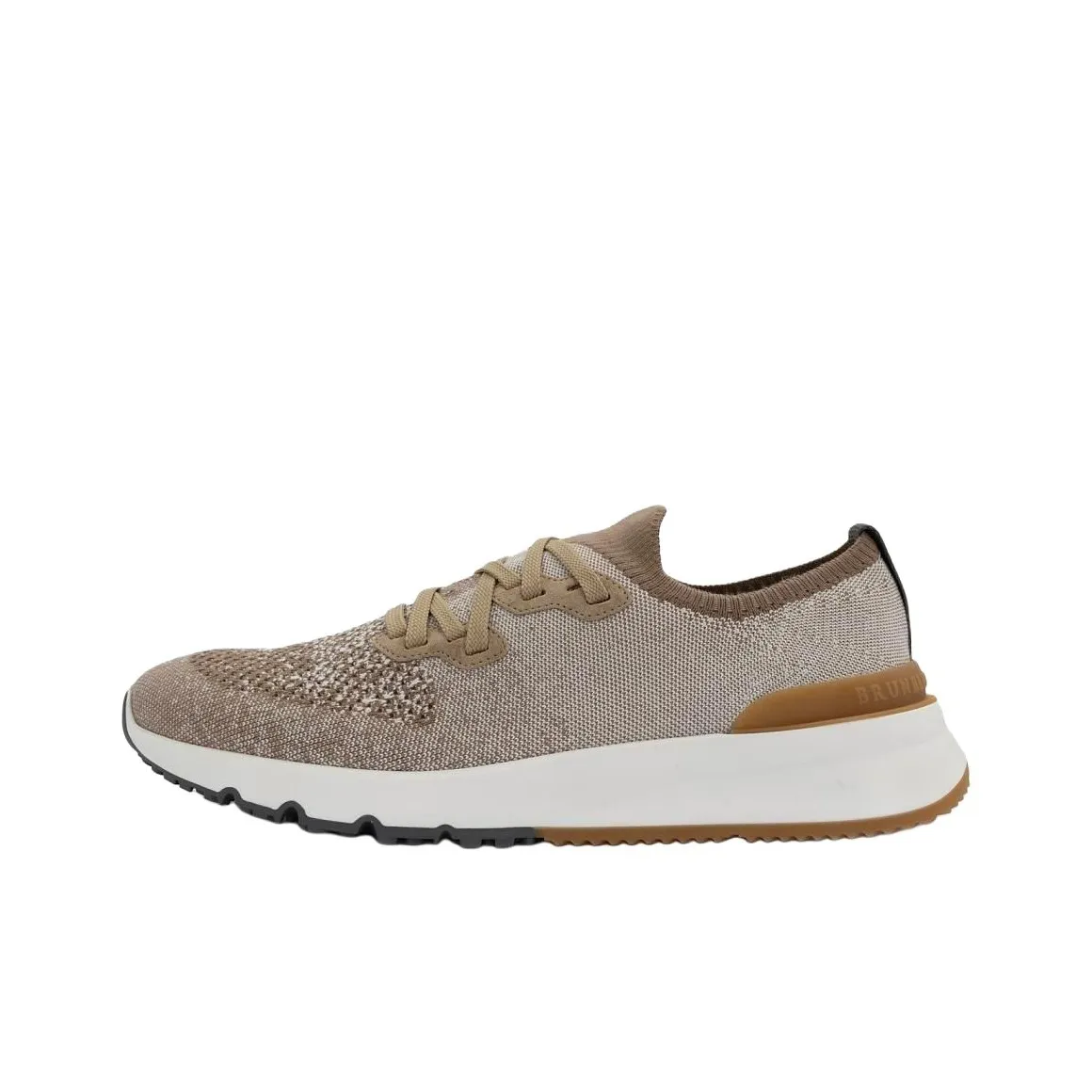 Brunello Cucinelli Casual Shoes Men Low Top Beige Yellow