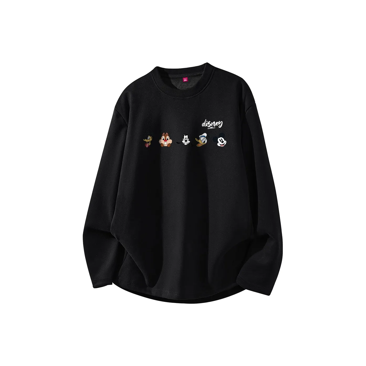 Disney Длинный рукав Т-рубашка Унисекс