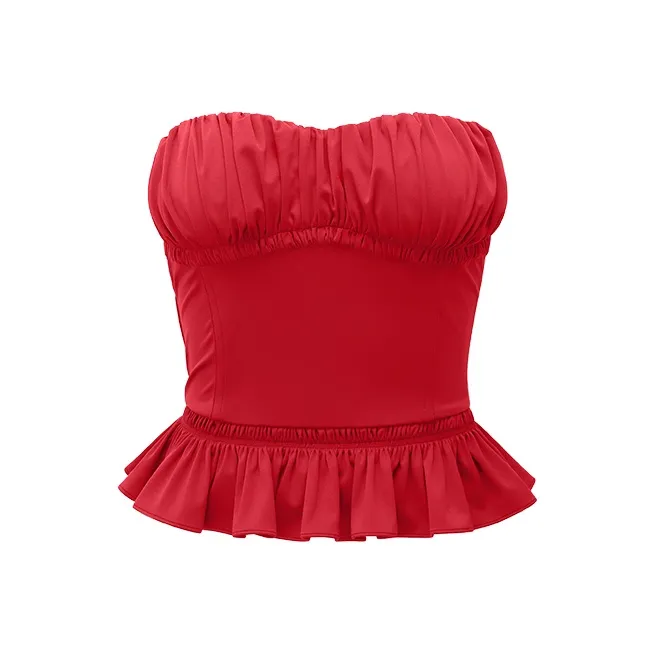 Showroom Plus Красный Женский Топ без бретелек