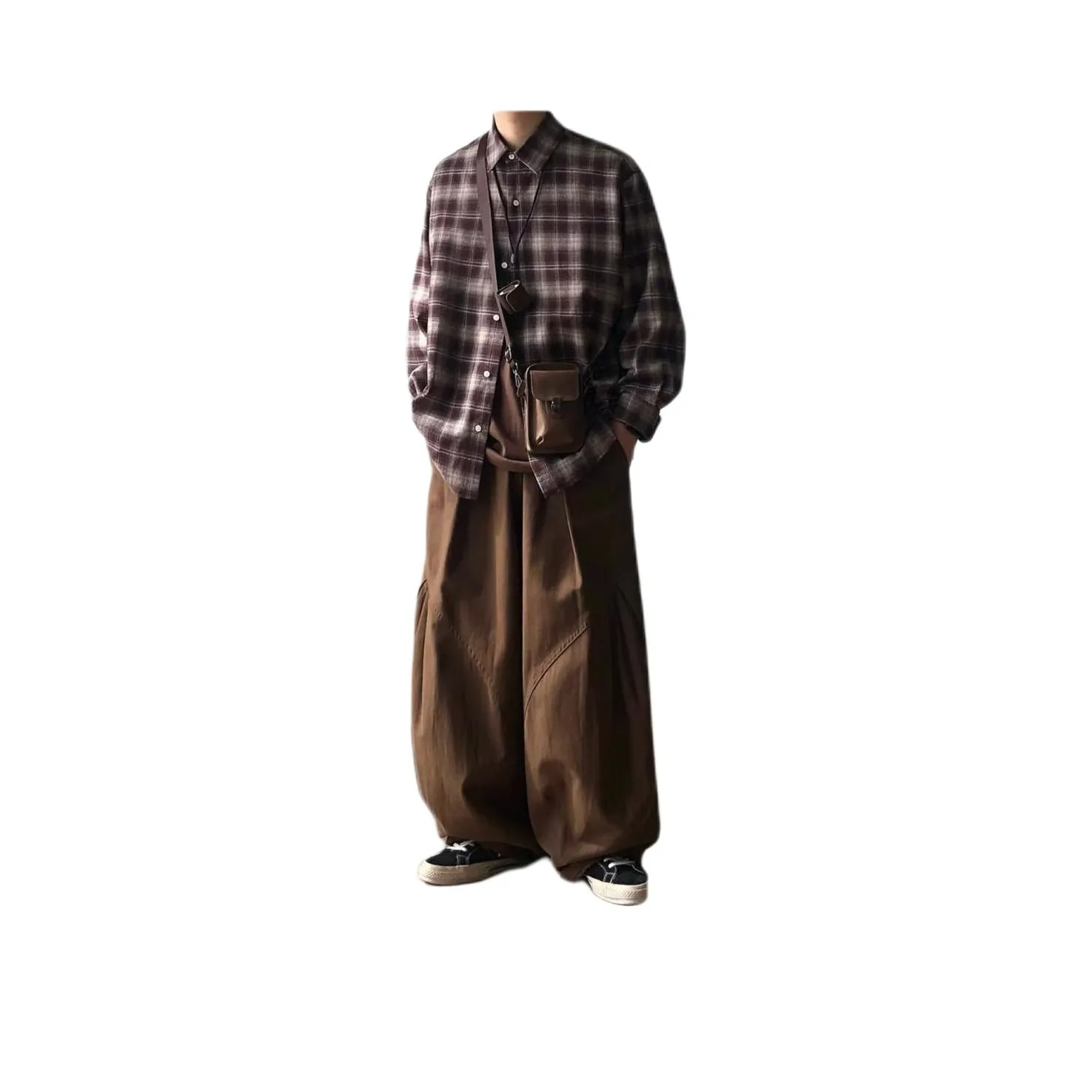 TONYBEAR Коричневый Красный Унисекс Рубашки