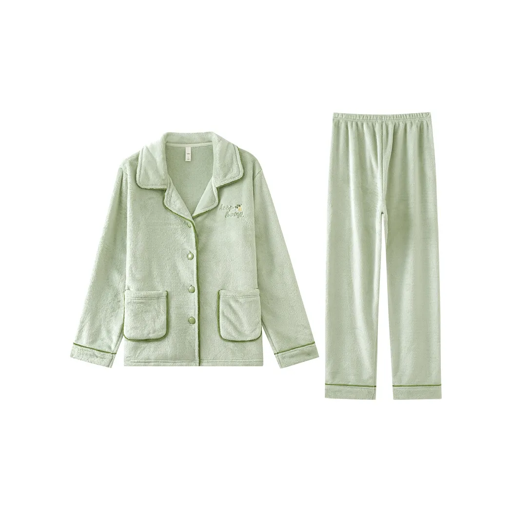 Lanza Зеленый Женский Пижамный Комплект