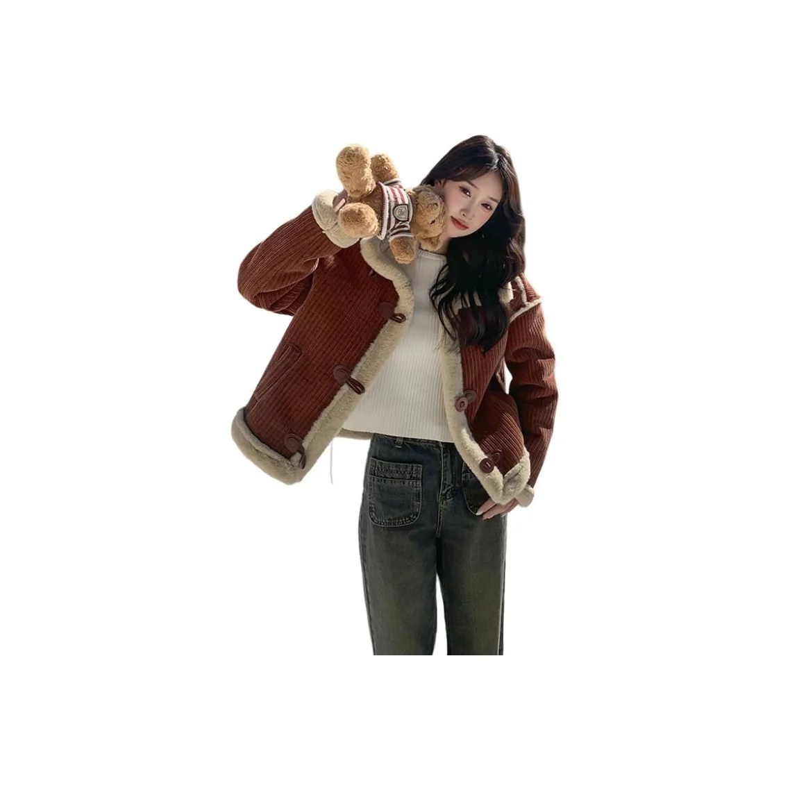 MEXICAN Бархат Feel Пальто Женское