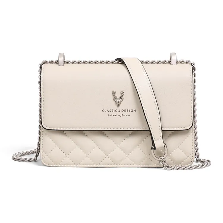 Younger Song Сумка через плечо из синтетической кожи стандартная женская цвет экрю