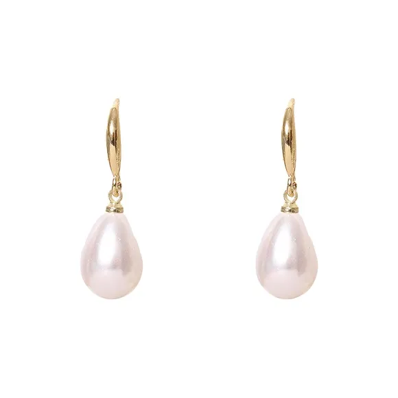 Drejew Искусственный Жемчужный Shell Серьги Женские