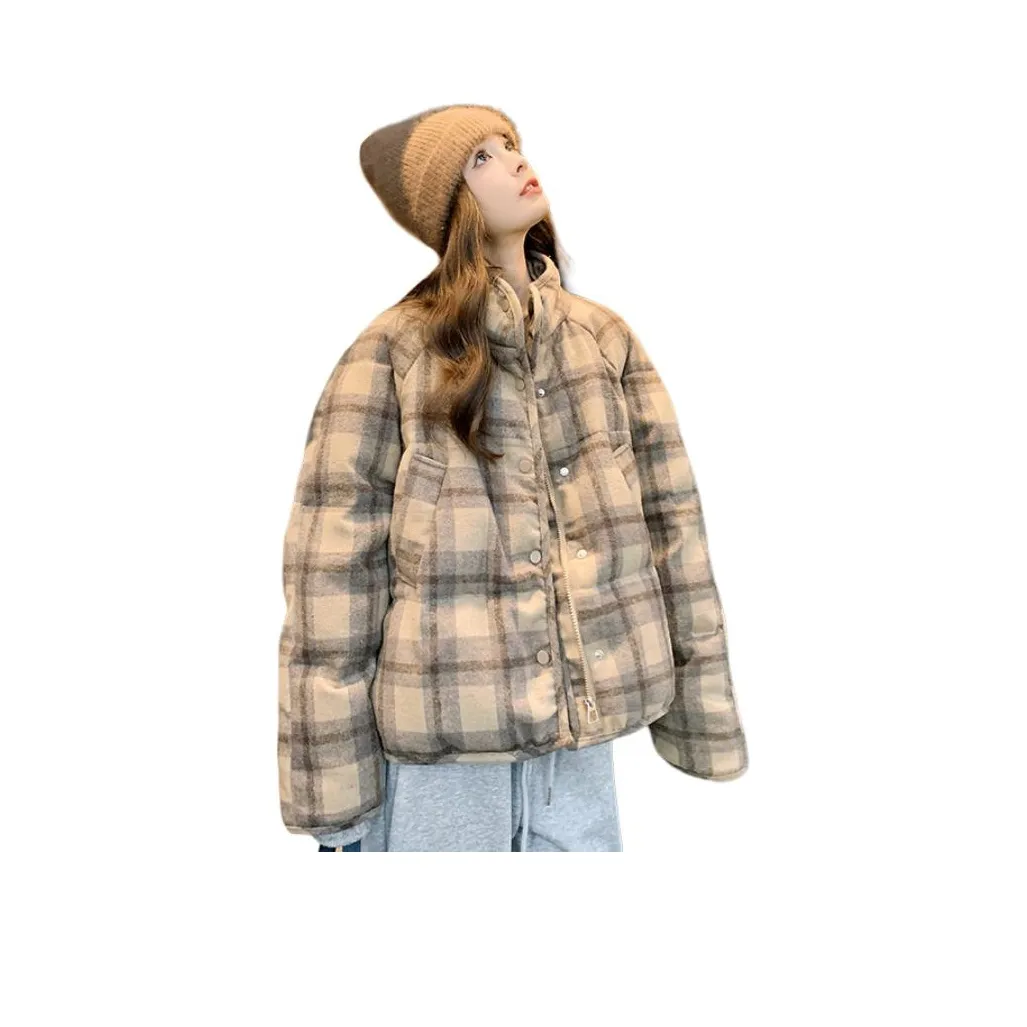 IWZI Клетка Женские Пуховики
