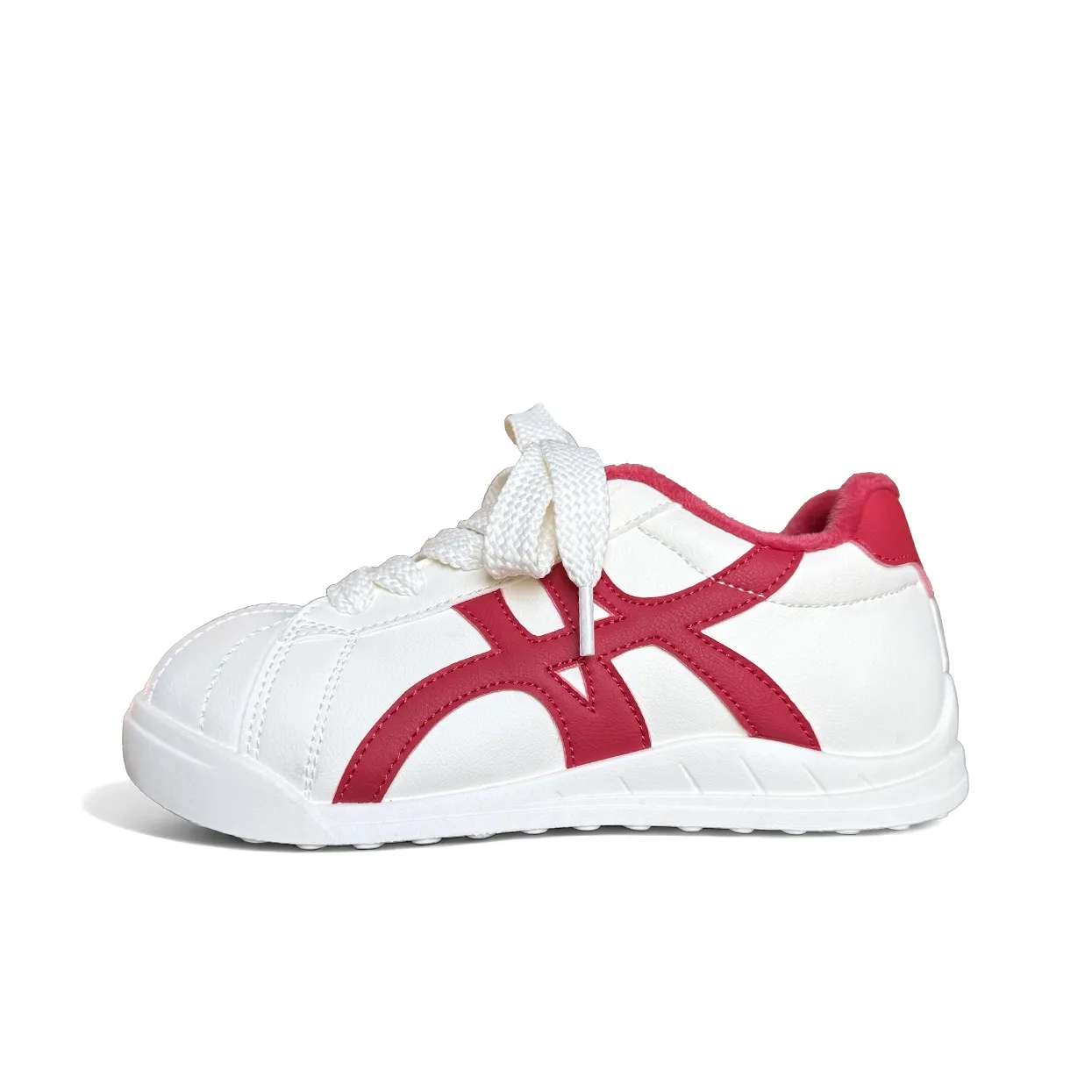 B10CROWN Низкие кроссовки для скейтбординга Женские Белые Красные