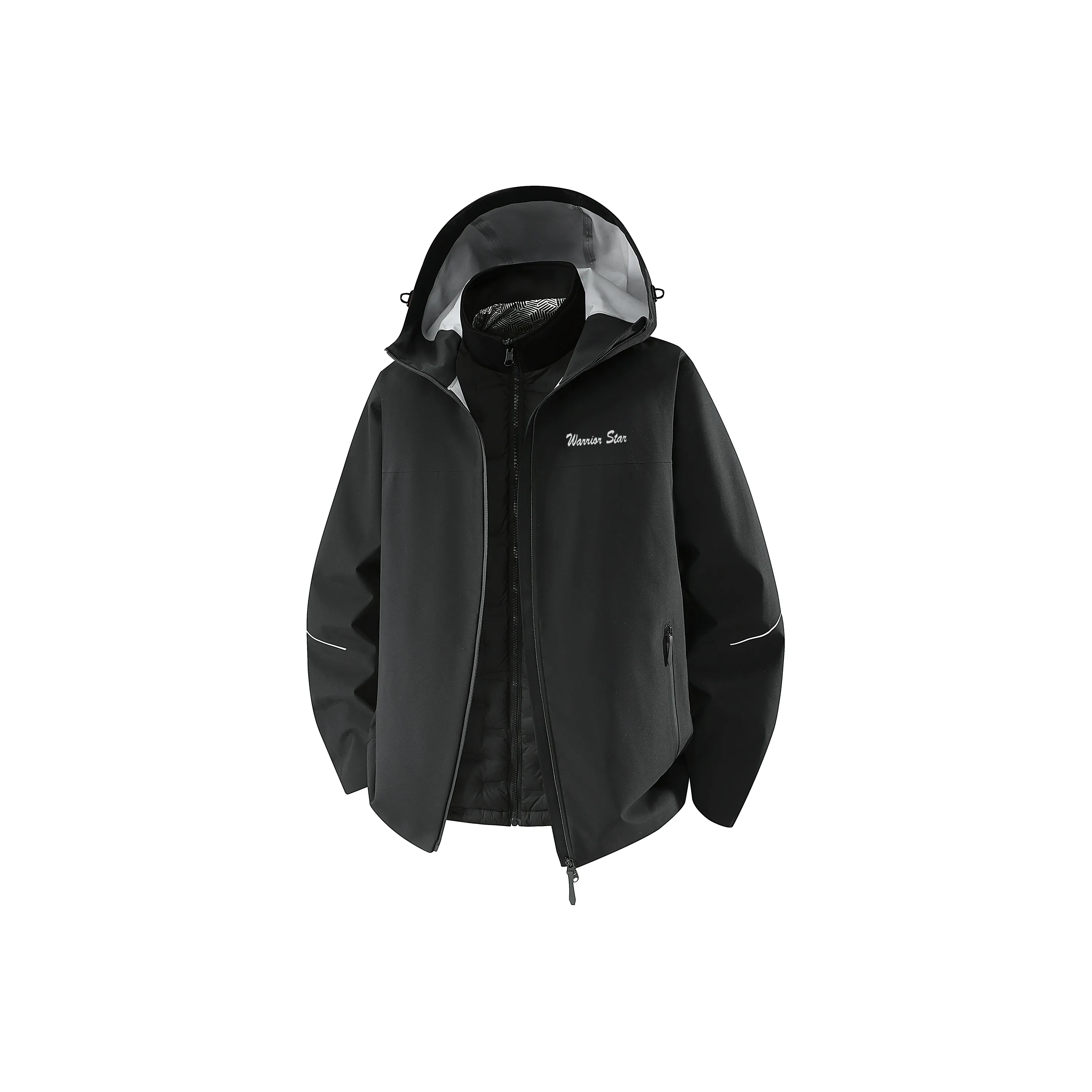 Warrior Поход Городская жизнь Путешествие Коммутирование Водонепроницаемый Wa Ветрозащитный To Сохранять тепло Ветровка Женские
