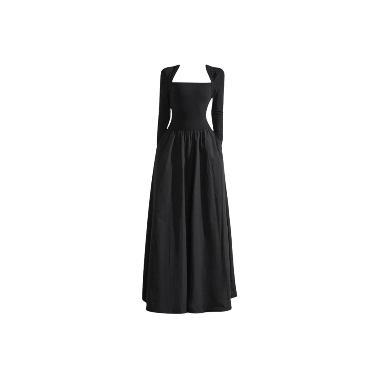 GRAYISMOON Длинное платье с длинными рукавами женское