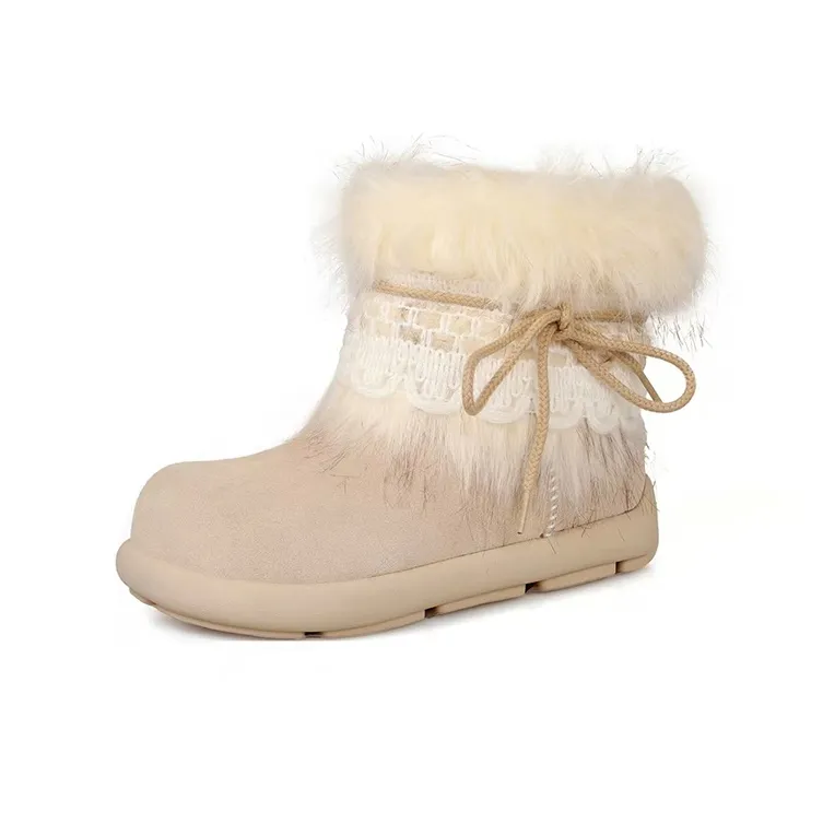 WJA Термический Устойчивый к истиранию Противоскользящий Короткий Снегоботинки Женские